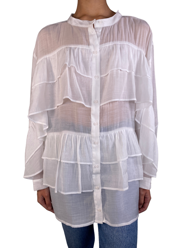 Blusa Traslucida Vuelos