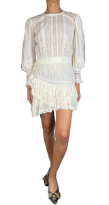 Vestido Blanco Bordado