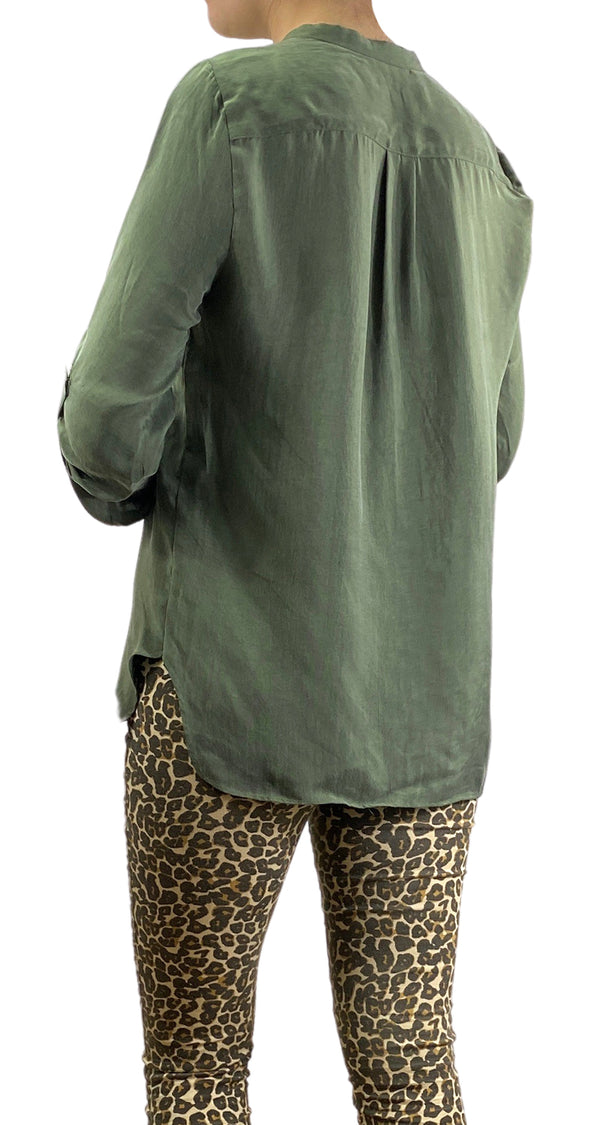 Blusa Verde Botones