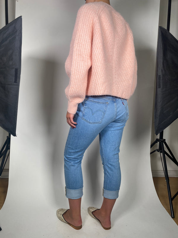 Sweater Cardigan Rosado