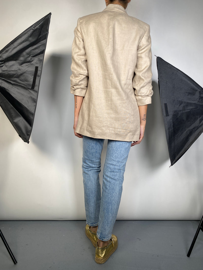 Blazer Lino Beige