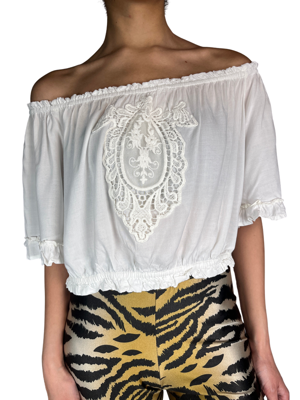 Blusa Broderie