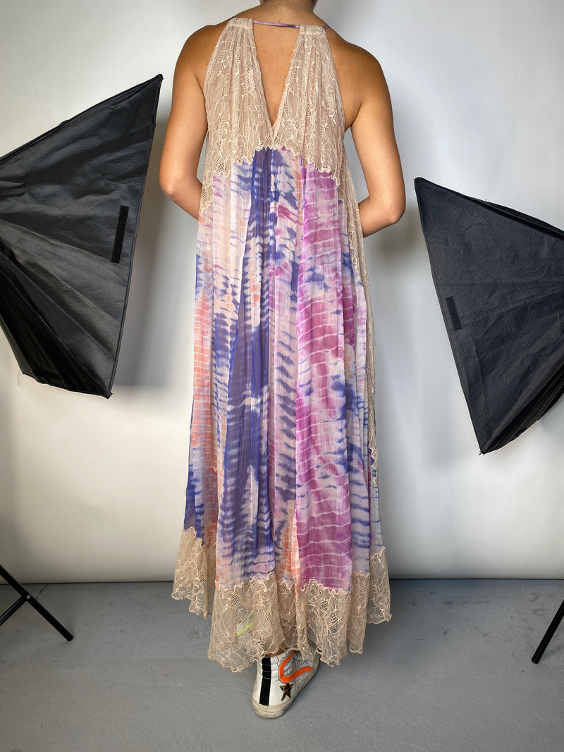 Vestido Tie Dye Encaje