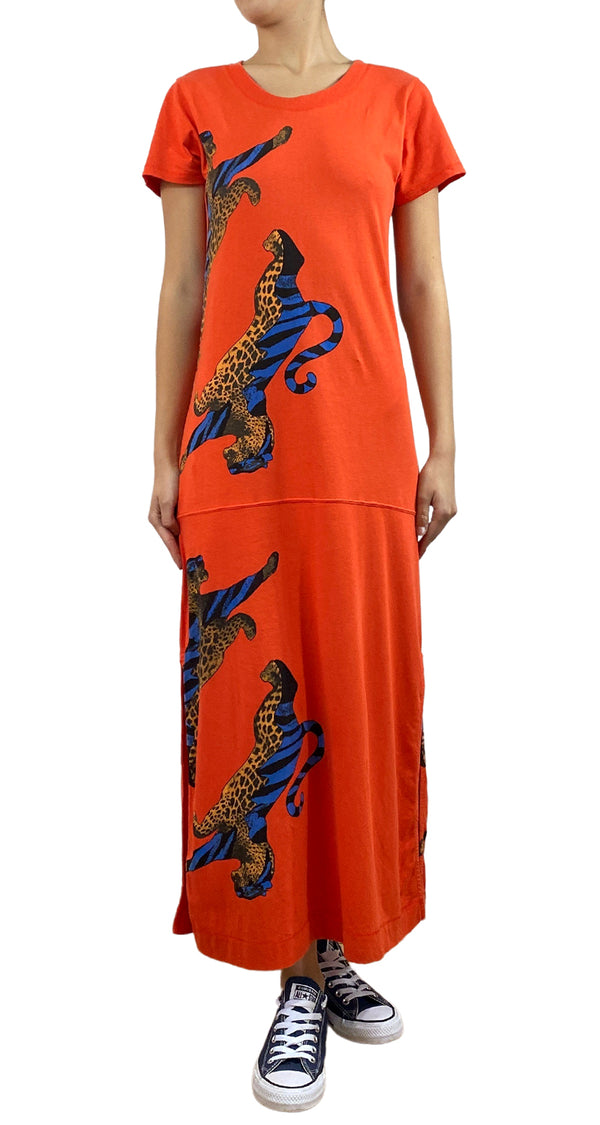 Vestido Tigre Naranja