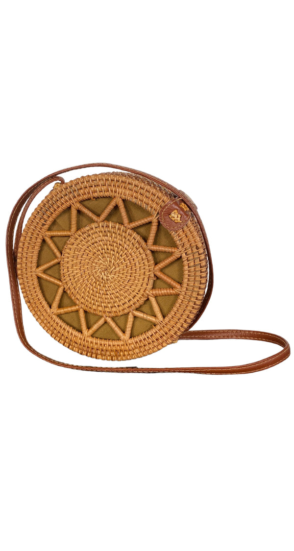 Bandolera Mimbre Café