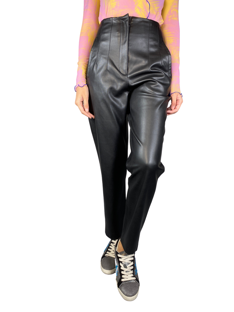 Pantalón De Cuero Vegano