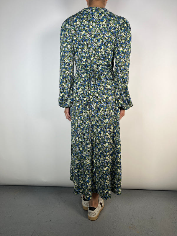 Vestido Wrap Flores
