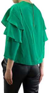 Blusa Verde Seda 