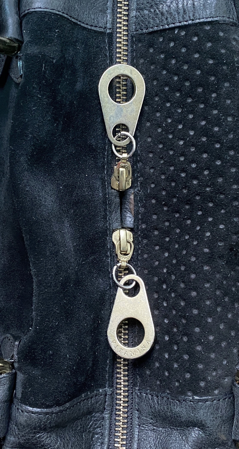 Cartera Cuero Negro