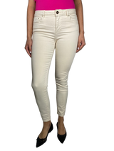 Pantalón Denim Crema