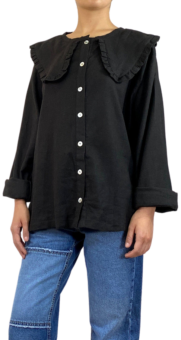 Camisa Negra Vuelos