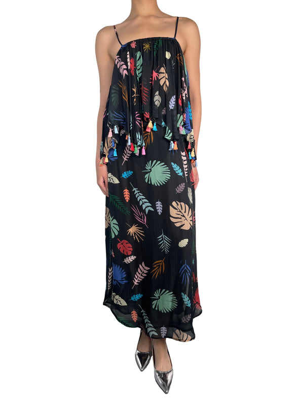 Vestido Seda Estampado
