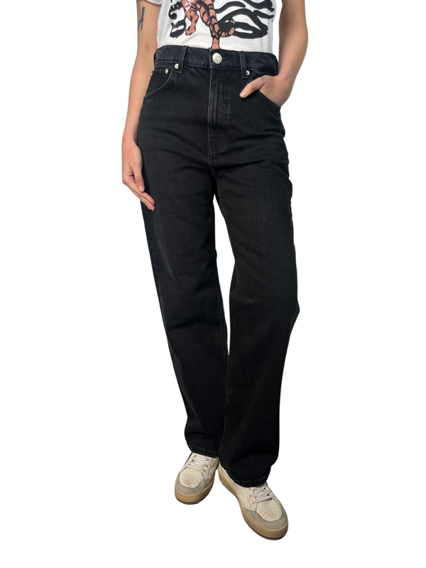 Jeans Straight Crop Fit