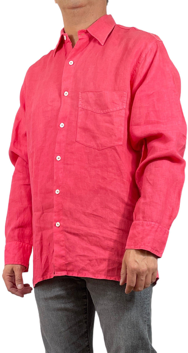 Camisa Rosada Lino