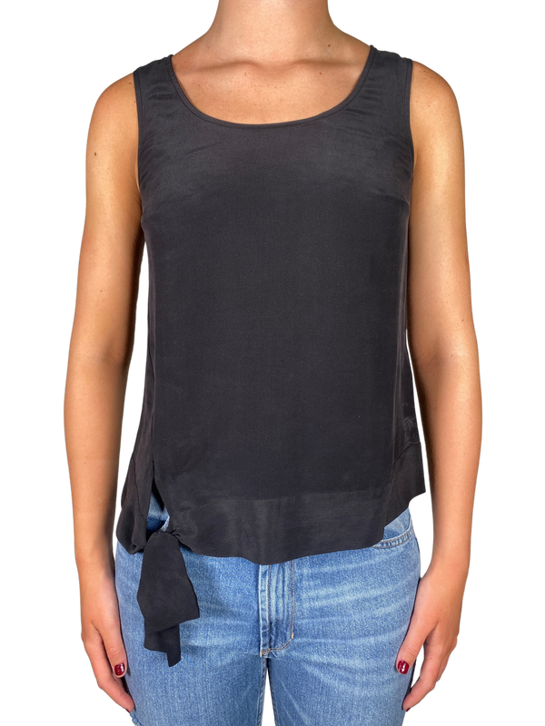 Blusa Seda Negra