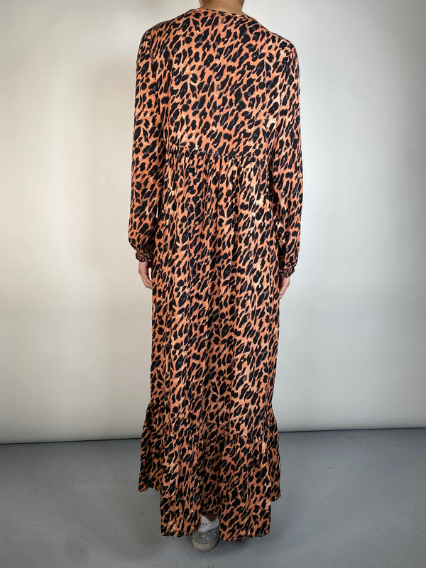 Vestido Maxi Animal Print