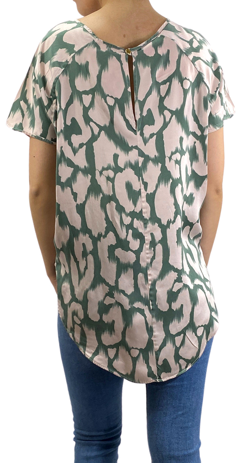 Blusa Seda Estampada