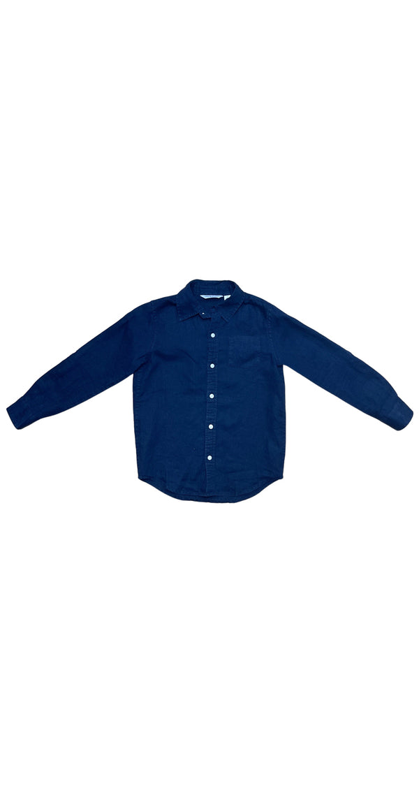 Camisa Azul Lino