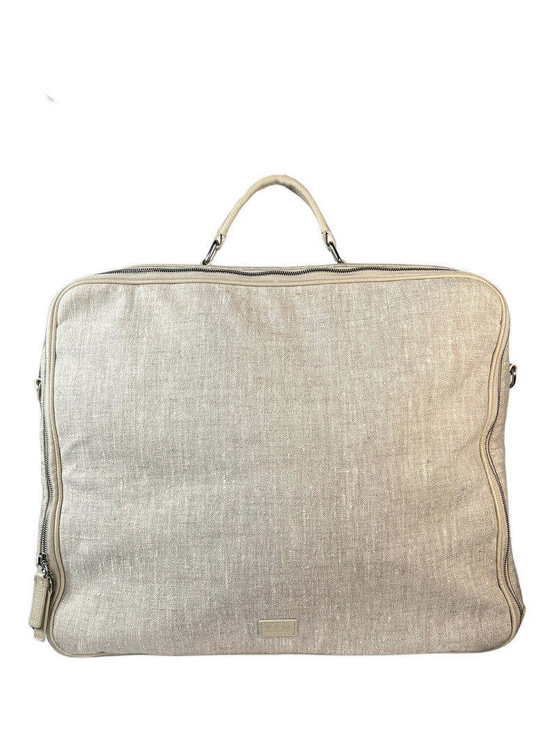 Weekender Lino Y Cuero