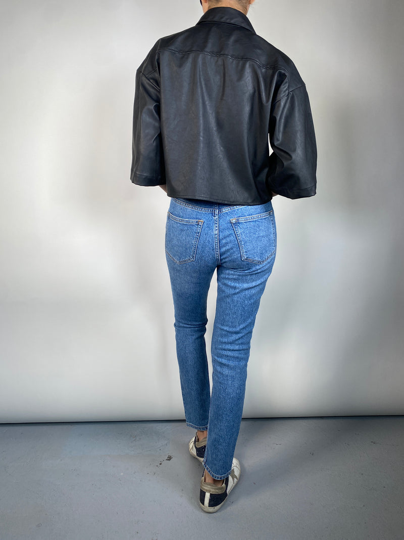 Camisa Cuero Vegano