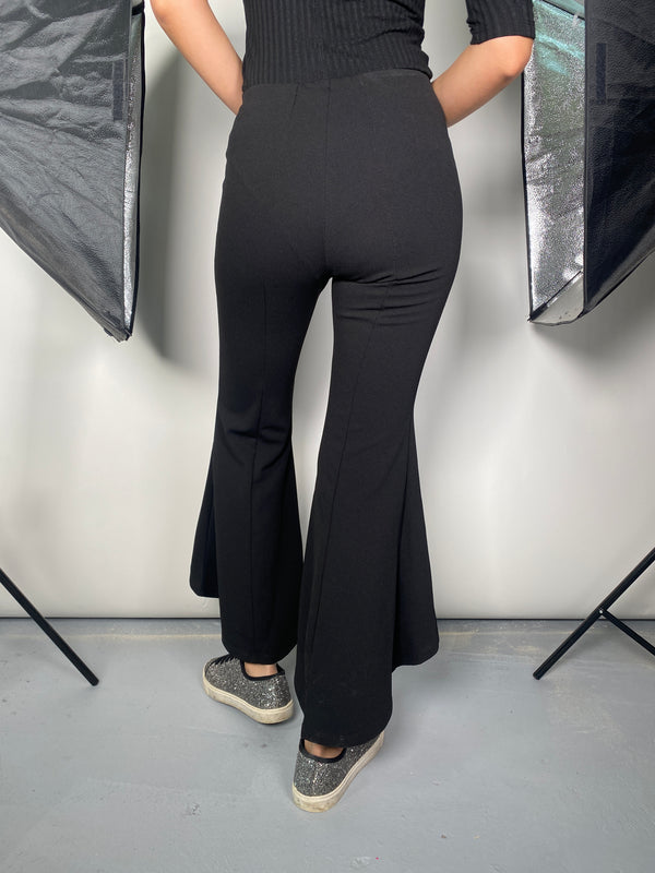 Pantalón Negro Palazzo