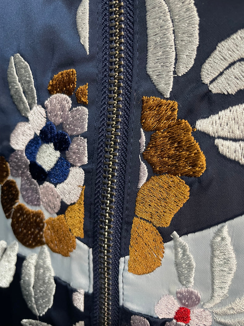 Bomber Azul Flores