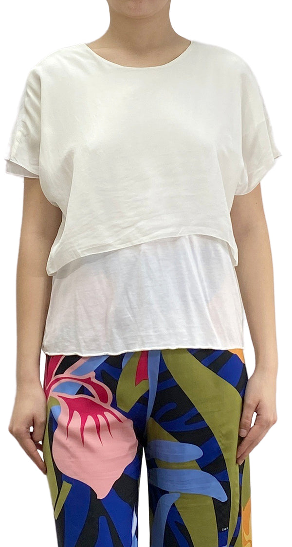 Blusa Seda Crema