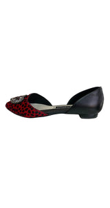 Flats Animal Print Rojo