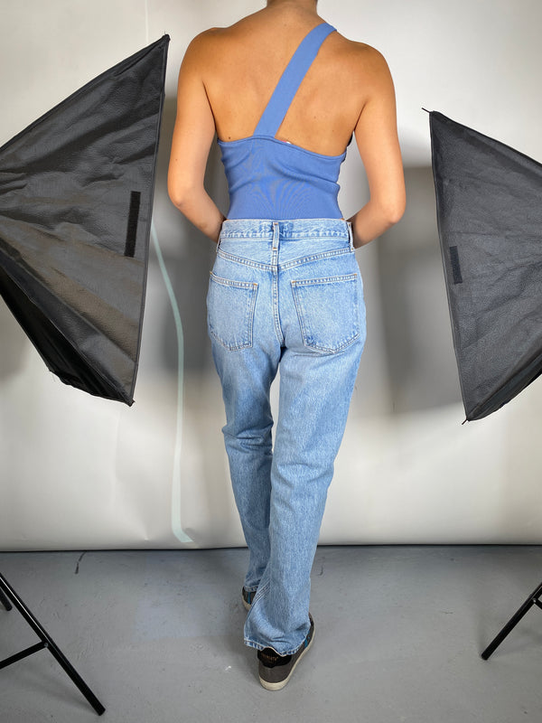 Crop Top Azul