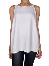 Blusa Blanca Sin Mangas