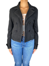 Chaqueta Negra Botones