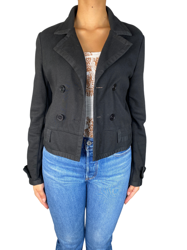 Chaqueta Negra Botones