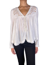 Blusa Blanca Broderie