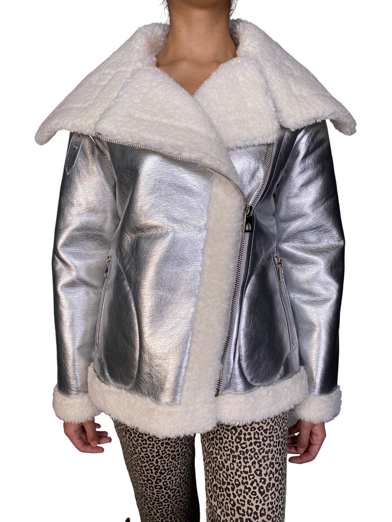Chaqueta Pu Shine Cuero Vegano