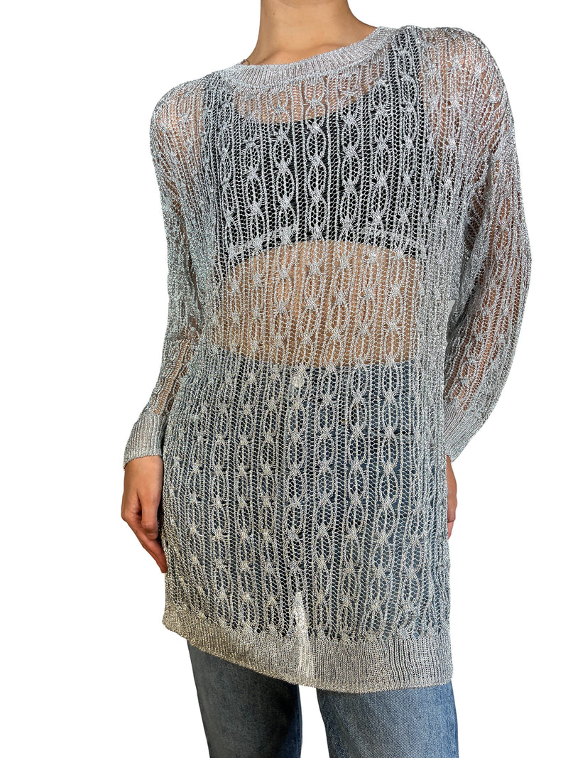 Sweater Fibras Metalizadas