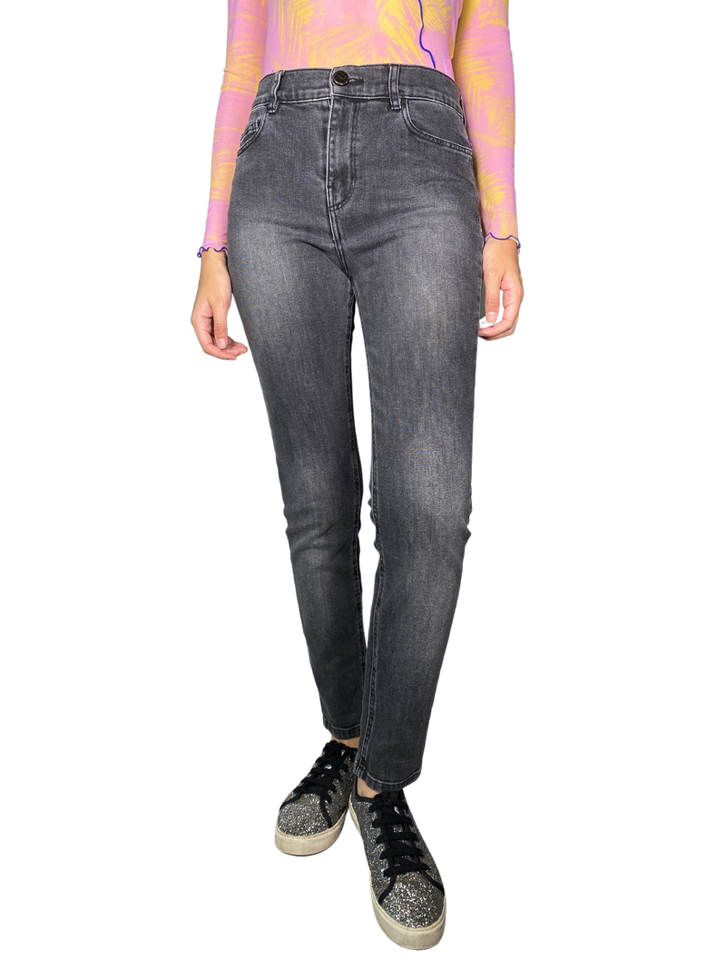 Jeans Skinny Gris