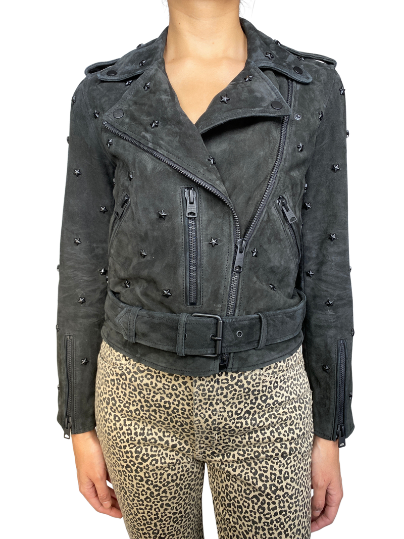 Chaqueta Cuero Gamuza