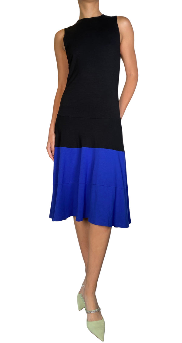 Vestido Midi Vuelos Azules