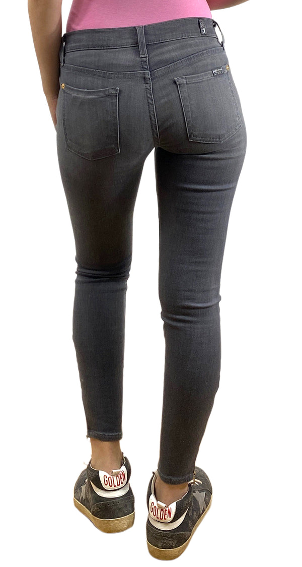 Pantalón Skinny Gris