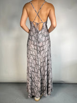 Vestido Viscosa Snake