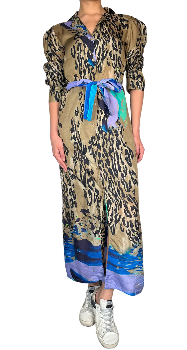 Vestido Animal Mint