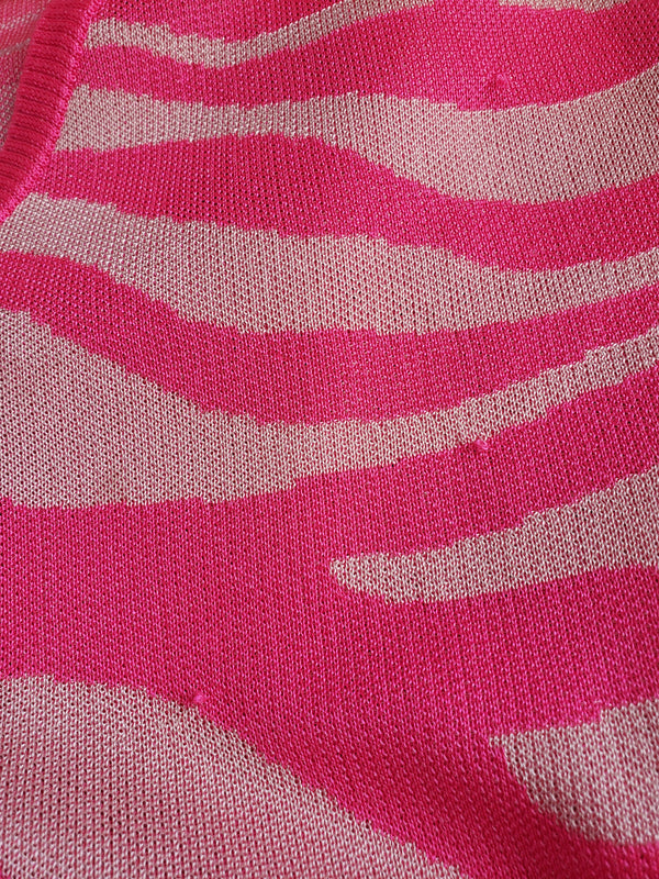 Pantalón Animal Print Fucsia