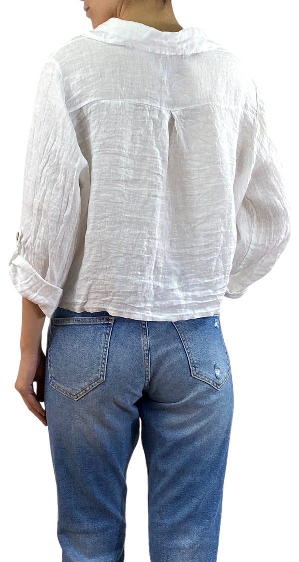 Blusa Lino Blanco