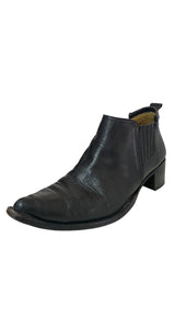 Botines Negros En Punta