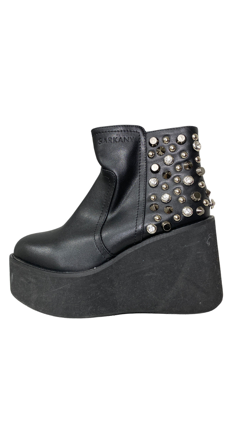 Botines Cuero Negro