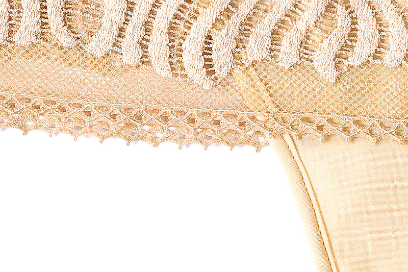 Calzón Beige Encaje