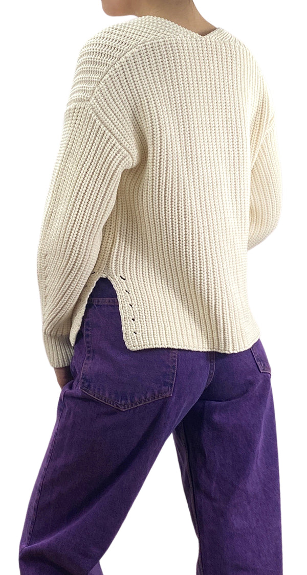 Sweater Tejido Blanco
