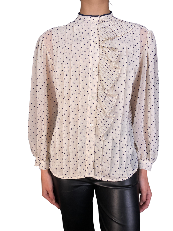 Blusa Puntos Bordados