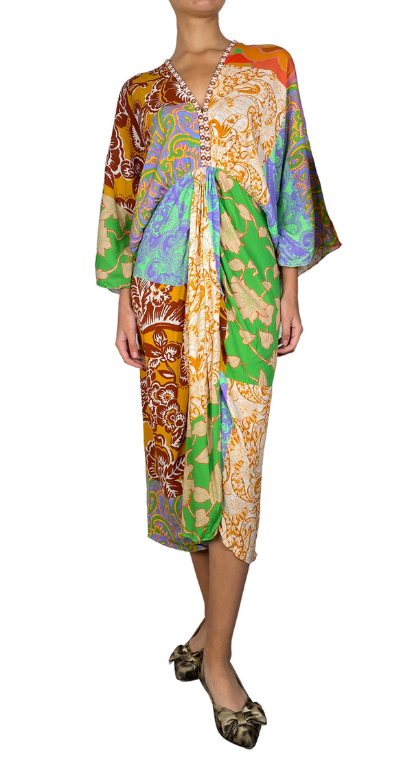 Vestido Mostacillas Multicolor