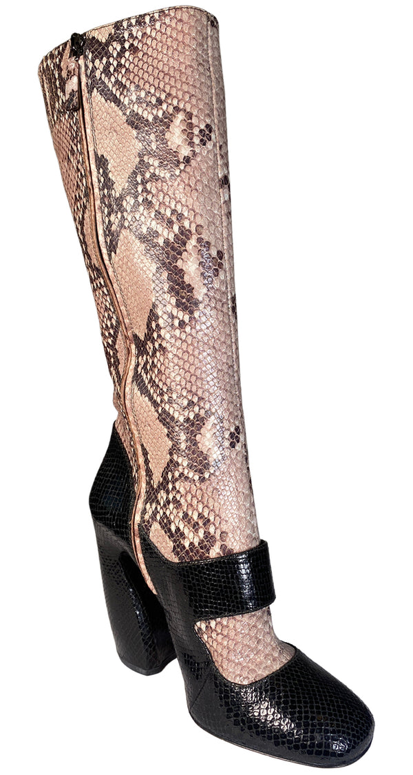 Botas Cuero Snake